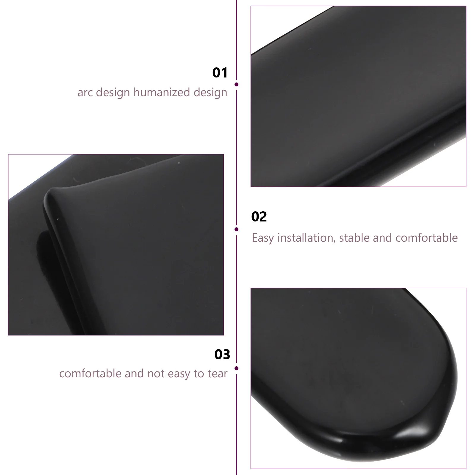 

2pcs Saxophone Thumb Cushion Rubber Finger Rest Non-Slip Pad for Soprano Tenor Easy Install Durable Accessories Long Time Use