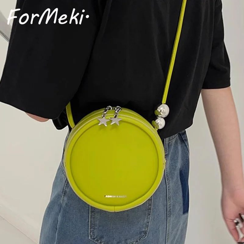 

New Women Crossbody Bag Luxury Designer Pearl Round Bag Ins Fashion Ladies Female Bag