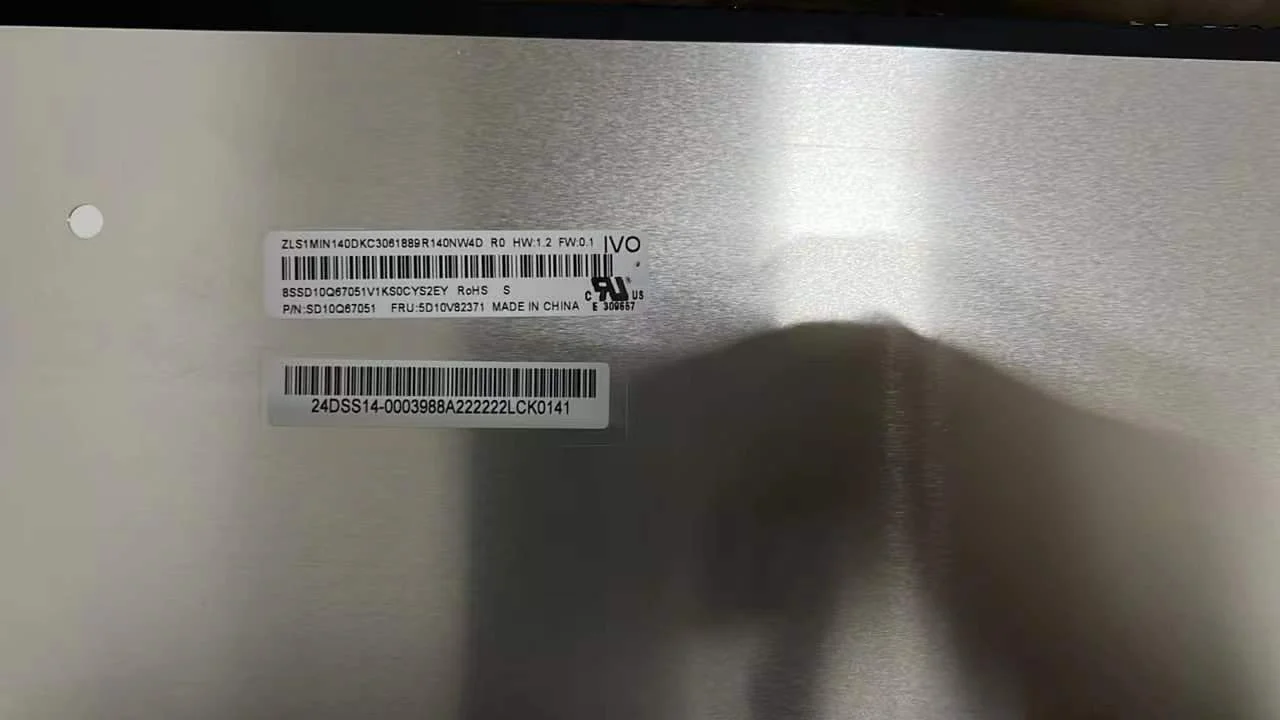 Imagem -03 - Original para Lenovo Thinkpad x1 Carbono Gen Tela de Toque Lcd R140nw4d r0 5d10v82371 Novo e