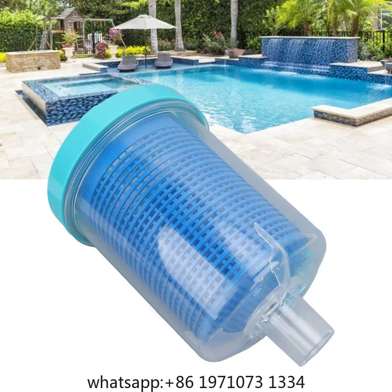Inline Pool Leaf Canister Plastic Pool Cleaner Leaf Catcher Trap with Mesh Basket for W560 for R211084
