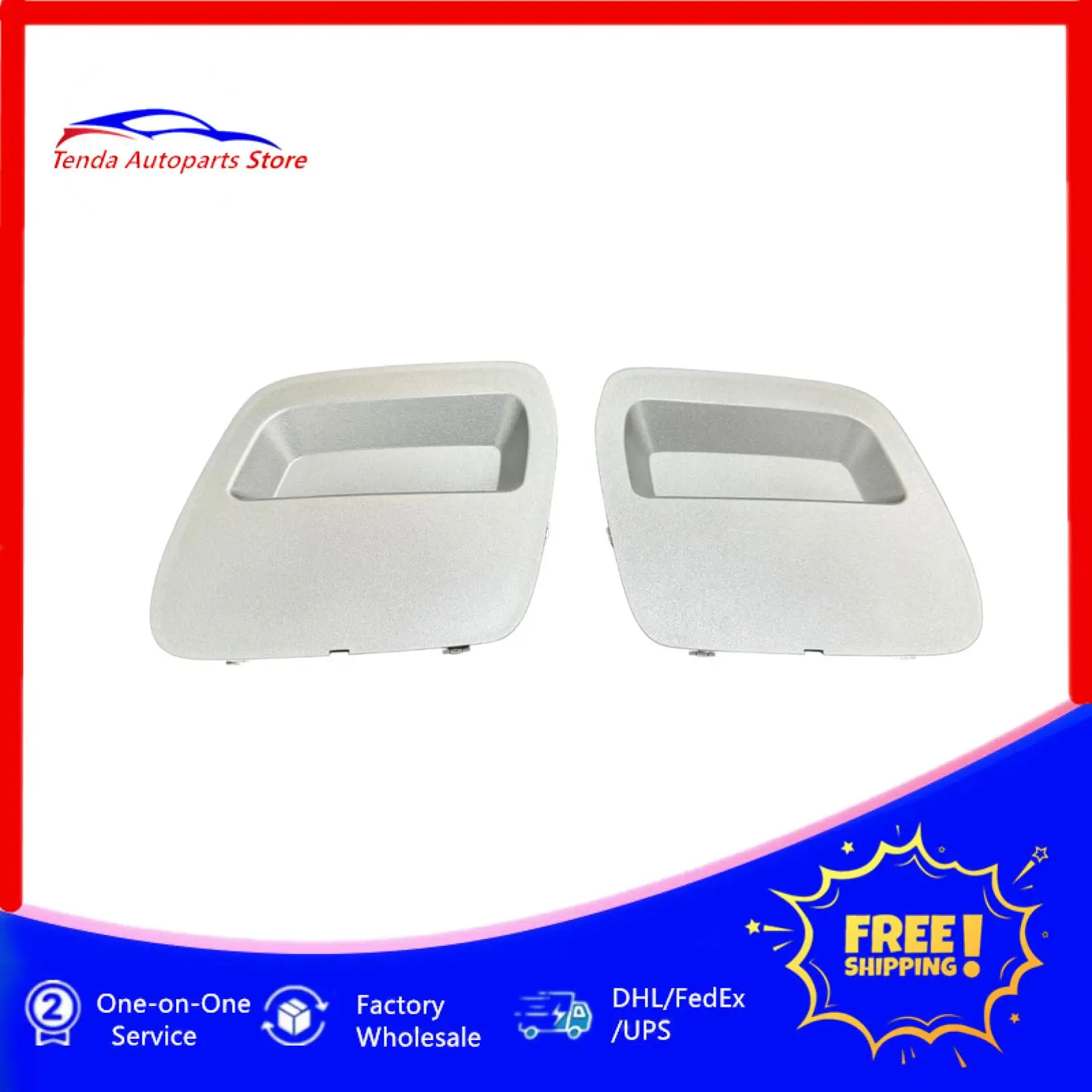 

2pcs 620721430R 620724861R 511802392R Front Bumper Tow Bar Eye Cover for Dacia Duster 2018-2021 Left Right