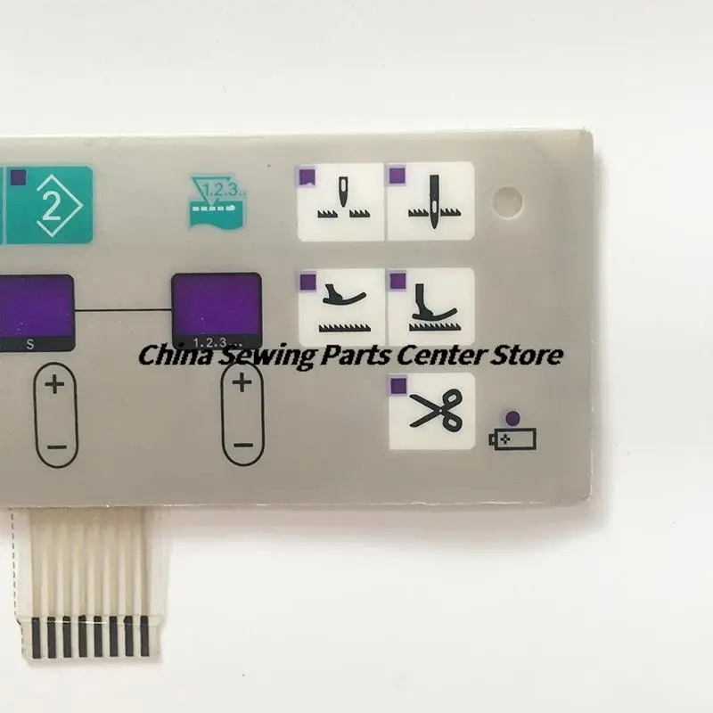 Juki SC-328 painel de operação folha placa membrana caixa controle elétrico filme teclado interruptor papel adesivo máquina costura industrial