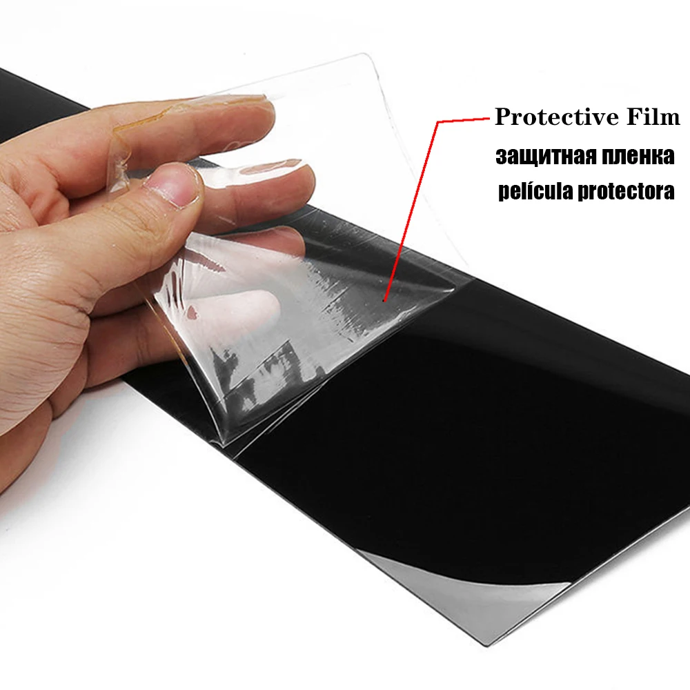 6 قطعة عمود مصقول المشاركات نافذة غطاء الكسوة BC العمود ملصقات لاند روفر Lr2 فريلاندر 2 2007-2015 اكسسوارات السيارات