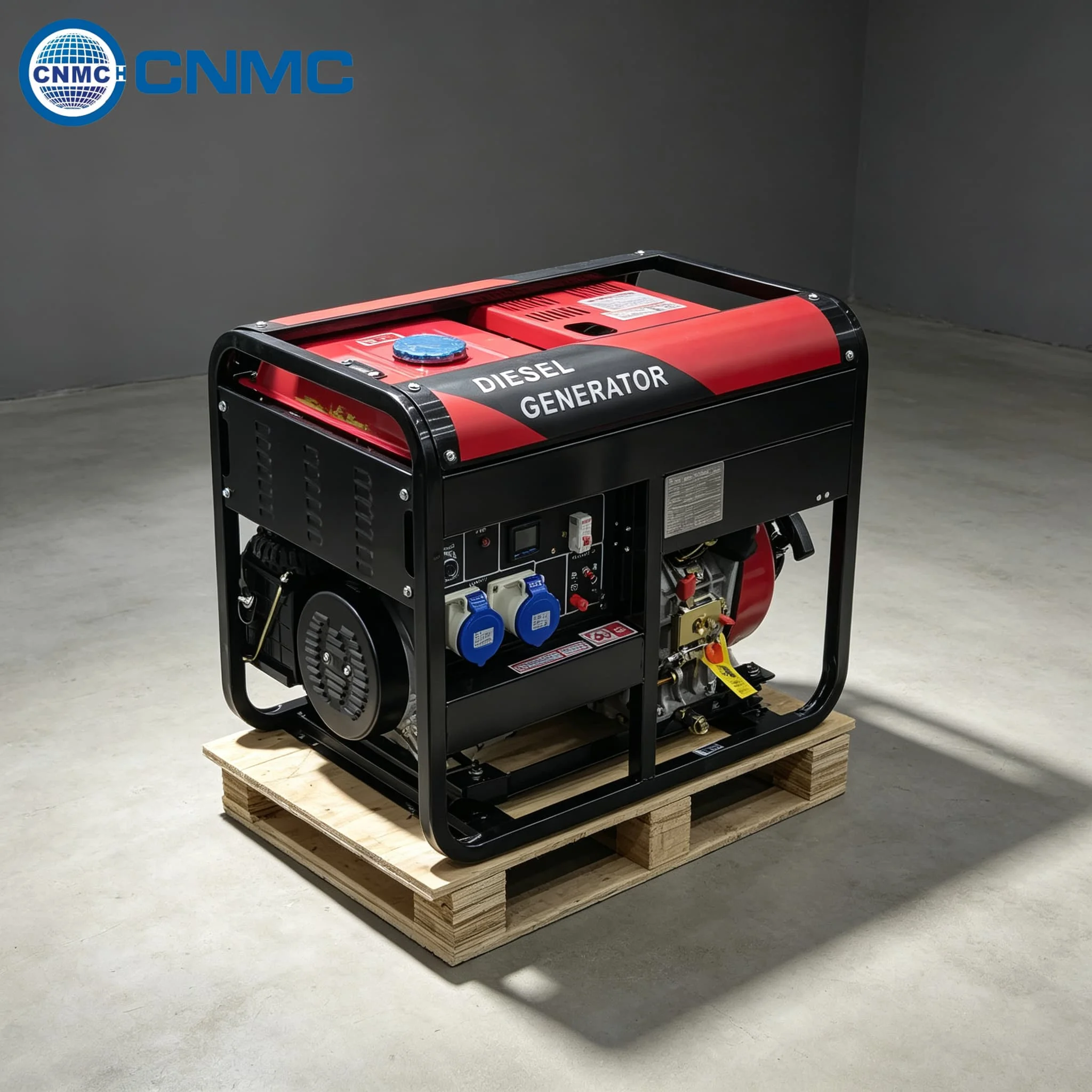 Diesel Generators 5kw 6kw 7.5kw 9.5kw Generator With Wheel Thickened Tires 50HZ Electric start CE UL Certified Camping Home Use