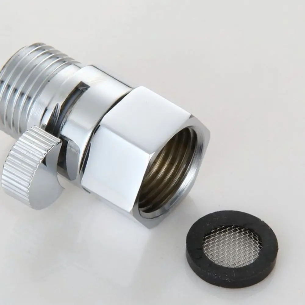 Solid Copper Quick Open Valve G1/2 Connector Bathroom Shower Head Flow Control Stop Cock Shut Off Adapter For Pipe Fittings