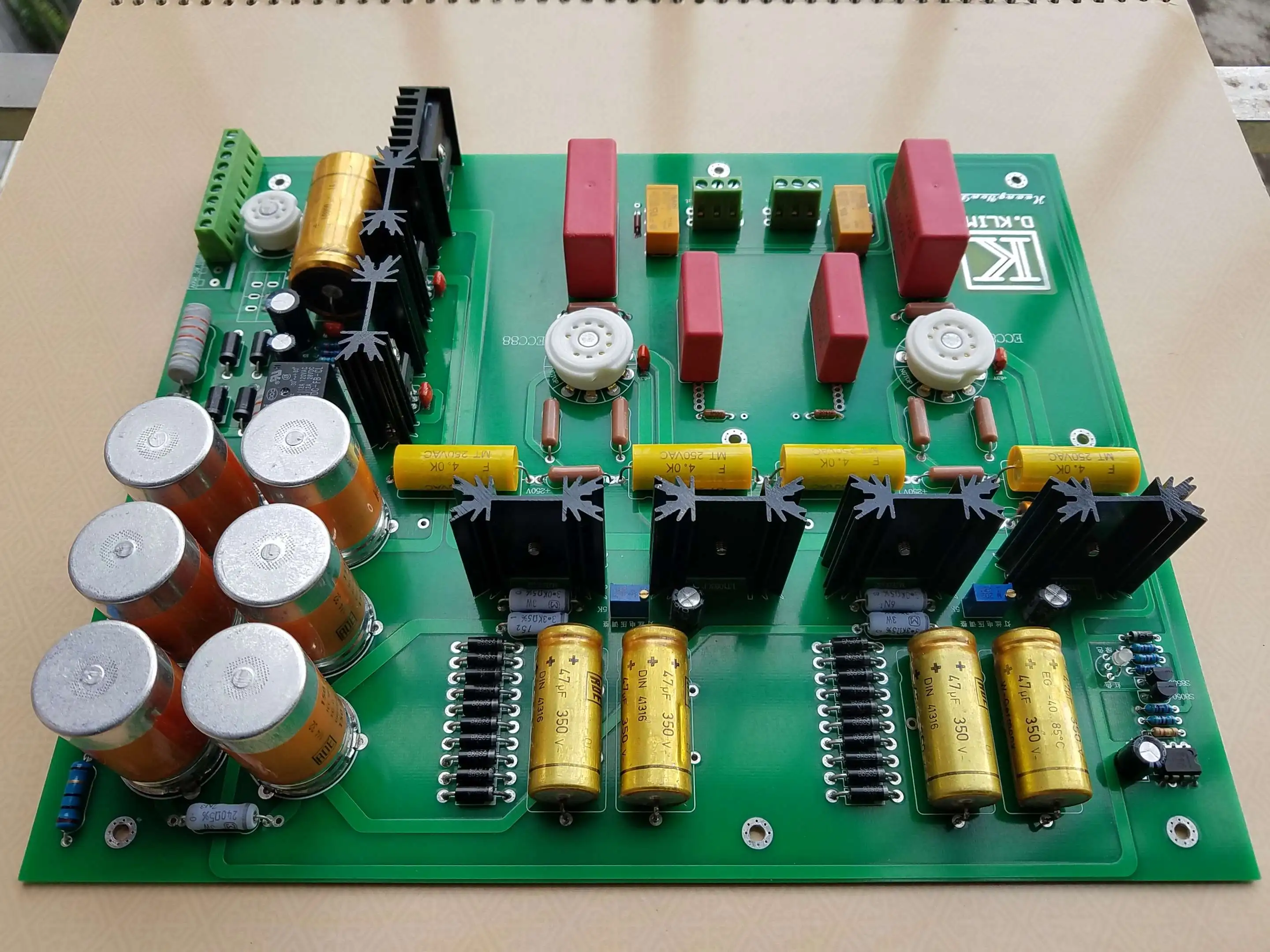 ドイツのTianji電子管フロントステージボード250-0-250v100ma、9v2a、6.3v1aの模倣