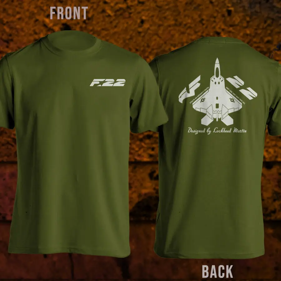 F-22 Raptor Air USAF Jet Fighter Men T-Shirt Short Sleeve Casual 100% Cotton O-Neck T Shirt