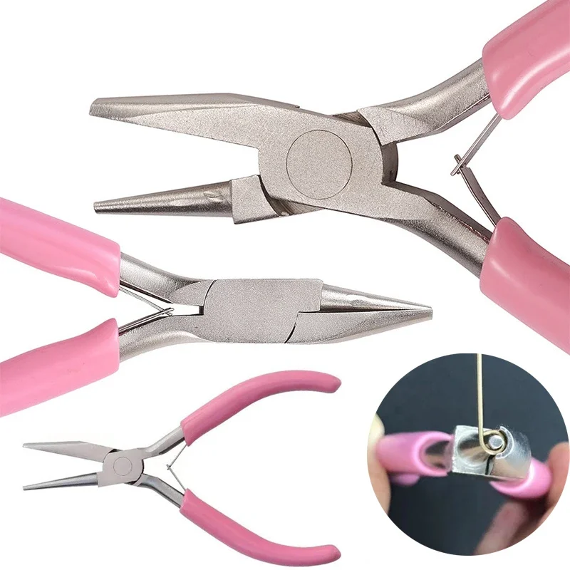 Mini 5 Inch Professional Round Concave Pliers Used for Jewelry Making Precision Wire Loop Tools Ideal DIY Manual Jewelry Tools