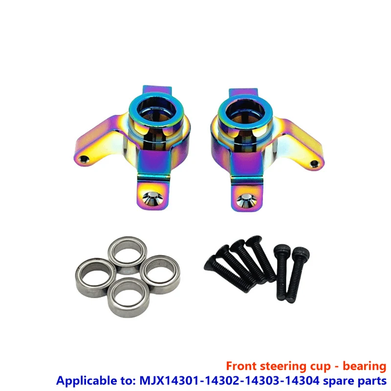 MJX Hyper Go 14301 14302 14303 14304 piezas de Metal de coche teledirigido juego de brazo oscilante superior e inferior soporte de torre de choque piezas de mejora