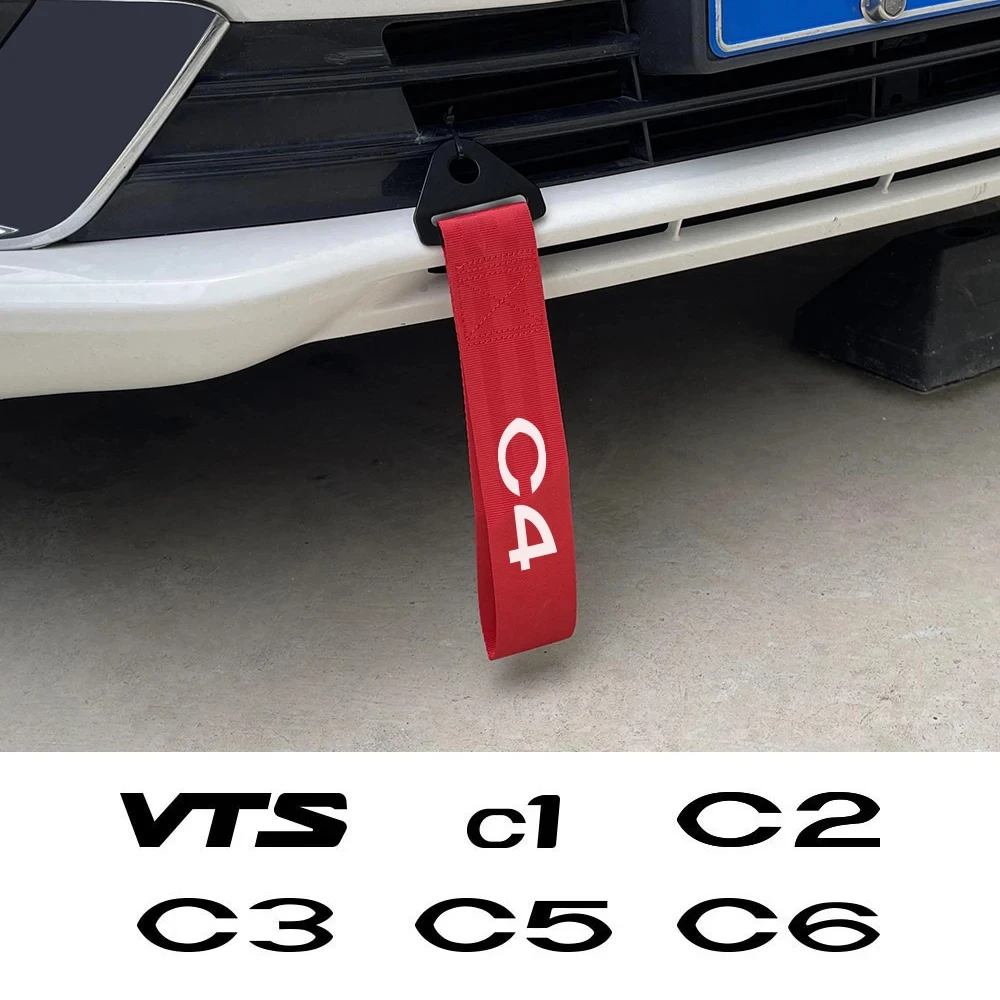 

Car Tow Rope Trailer Racing Strap Belt For Citroen C4 C3 C5 C6 C1 Jumpy VTS Picasso Berlingo C2 C-CROSSER NEMO Auto Accessories