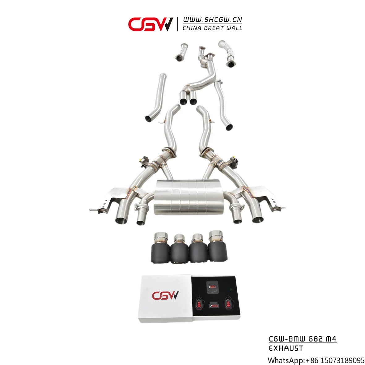 CGW  Titanium Brushed  Catback Exhaust for F80 F82 F83 M3 M4