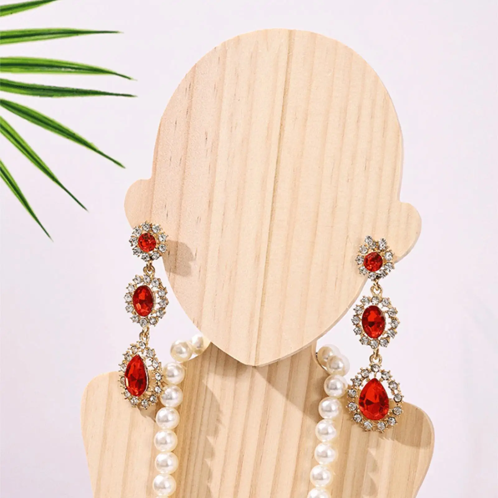 

Necklace Earring Jewelry Set Display Stand Necklace Bust Easel Multifunctional Storage Display Holder Organizer for