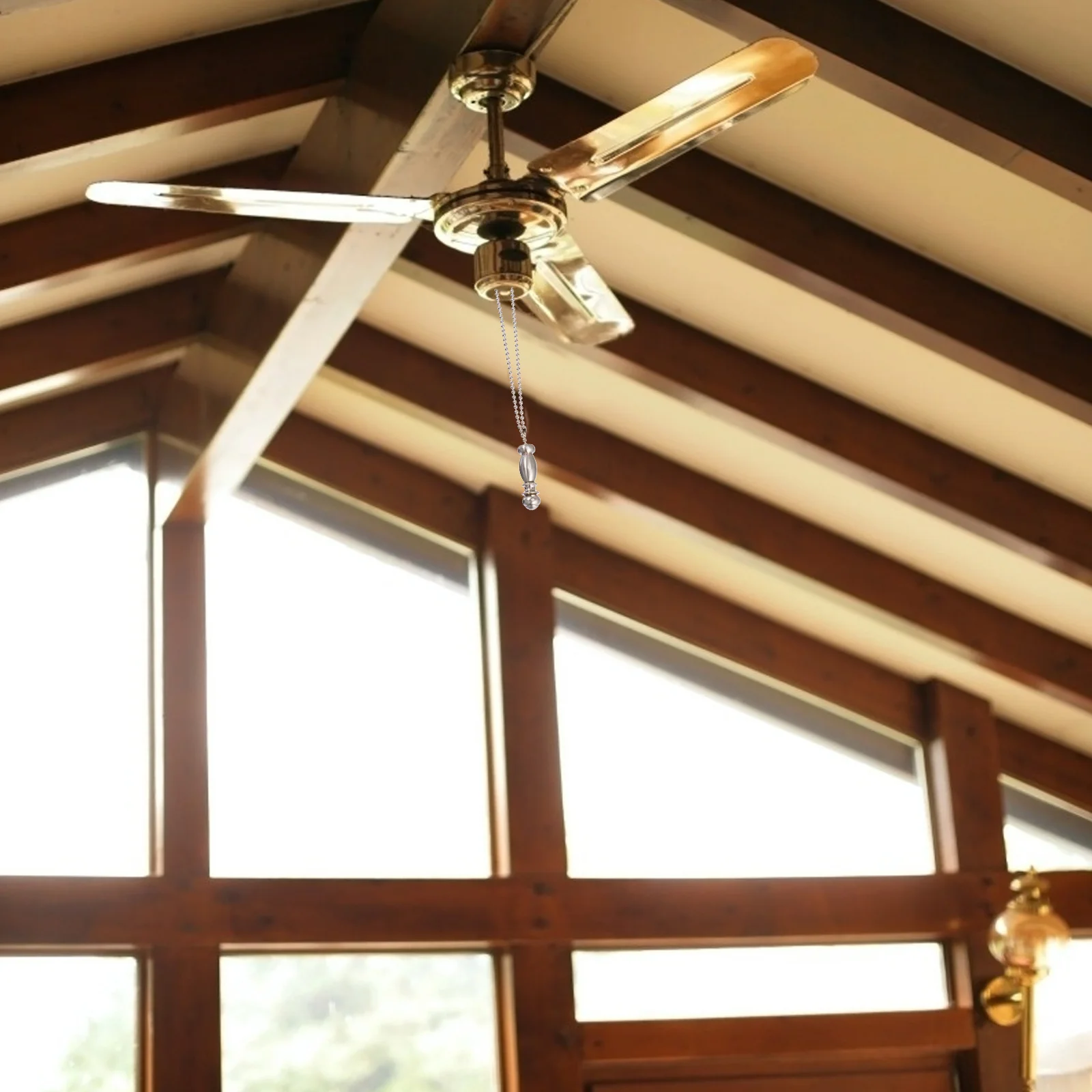 

2pcs Ceiling Fan Pendant Bead Chains Durable Replacement Decor For Chandelier Light Hanging Pendant Home Bar Cafe Workshop