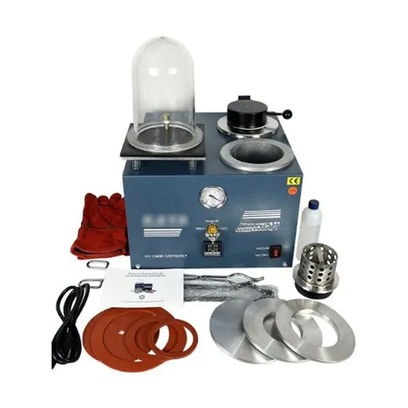 

Multifunctional 2 in 1 2L wax melting silver gold vacuum casting machine jewelry making