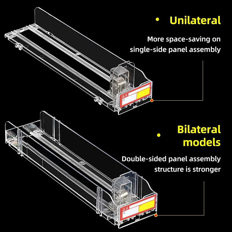 

10 шт., толкатель для сигарет, супермаркет, круглосуточный магазин, автоматическая полка для хранения дыма, органайзер, держатель для табака, стойка
