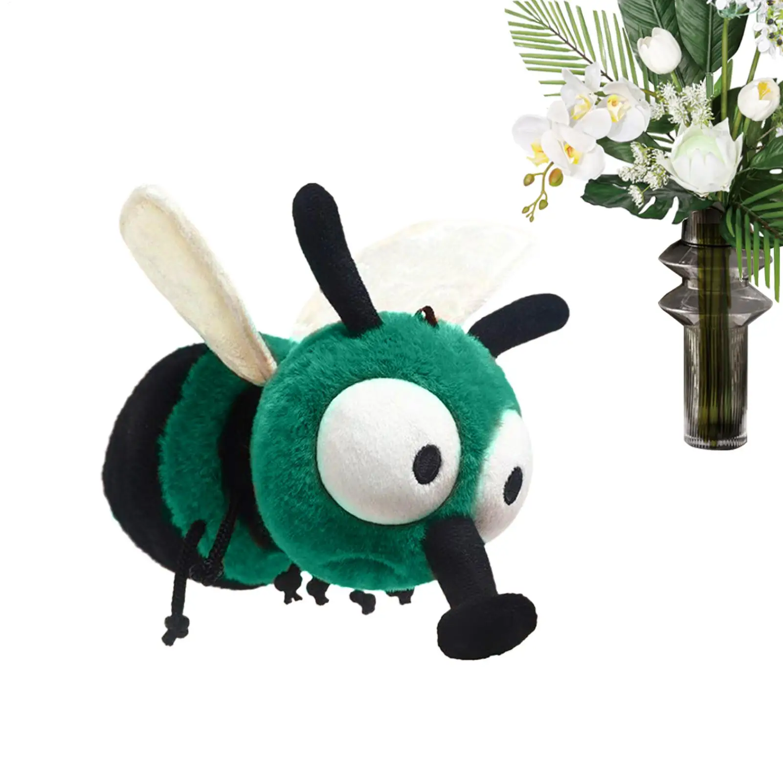 

Fly Plush 7.5Inch Soft Realistic Cuddly Doll Plush Fly Stuffed Animal for Bookshelf Entryway Party Enthusiast Birthday Halloween