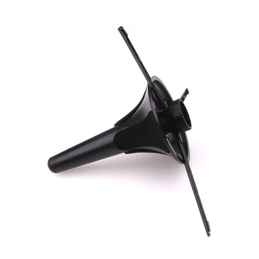 

Foldable Portable Black Trumpet Tripod Stand Detachable Metal Bracket Felt Stable Instrument Protector Holder Support