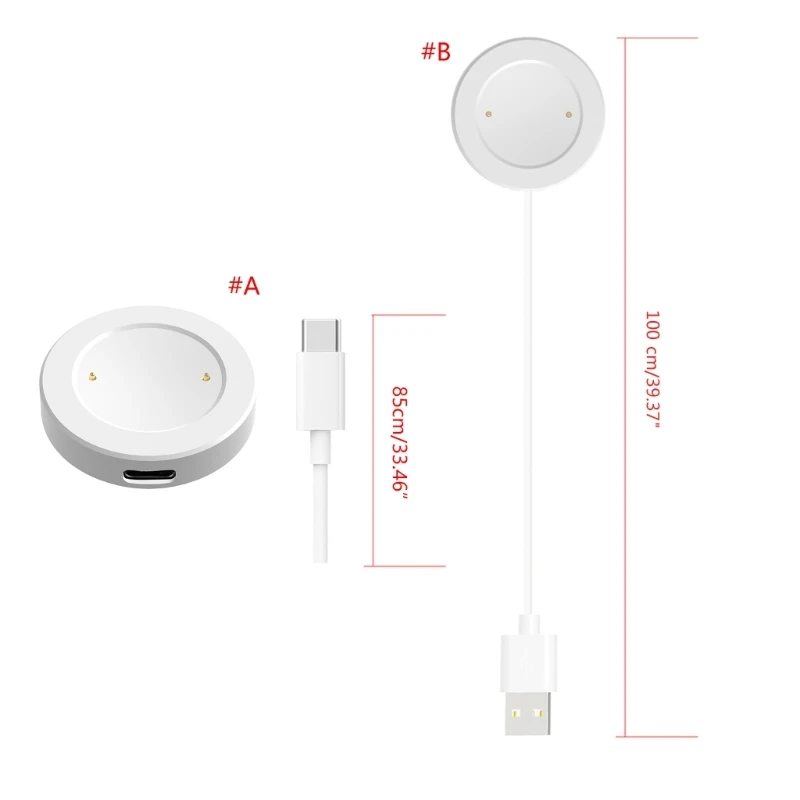 สายชาร์จนาฬิกา Dock สายชาร์จนาฬิกาที่ง่ายและสะดวก ABS สำหรับ GS4 GS3