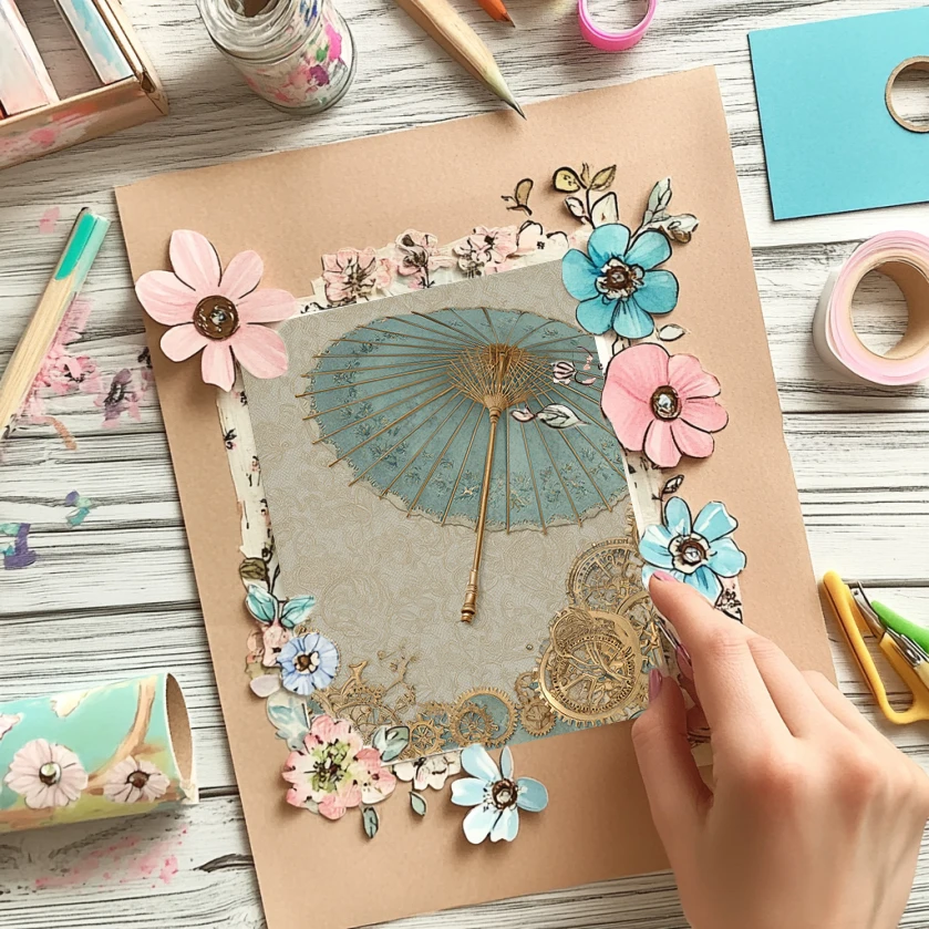 Paket Kertas Origami & Scrapbooking 6x6 inci (36 Lembar): Desain Kartu Pos Retro untuk Scrapbooking, Kartu DIY & Hiasan Jurnal