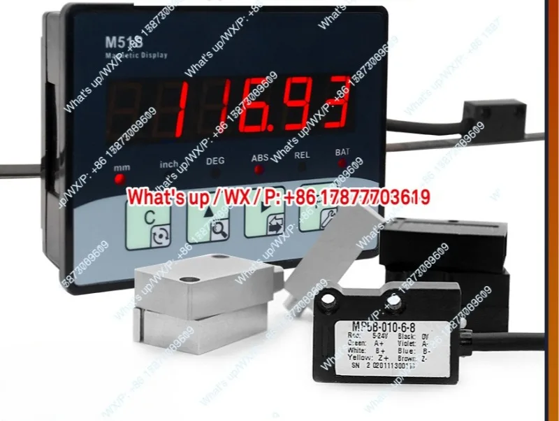 Linear motor magnetic grating digital display meter reading head magnetic reading head displacement sensor
