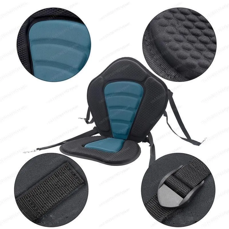 Deluxe Universal Kayak Seat with Adjustable Strap, Comfortable & Removable for Water Sports