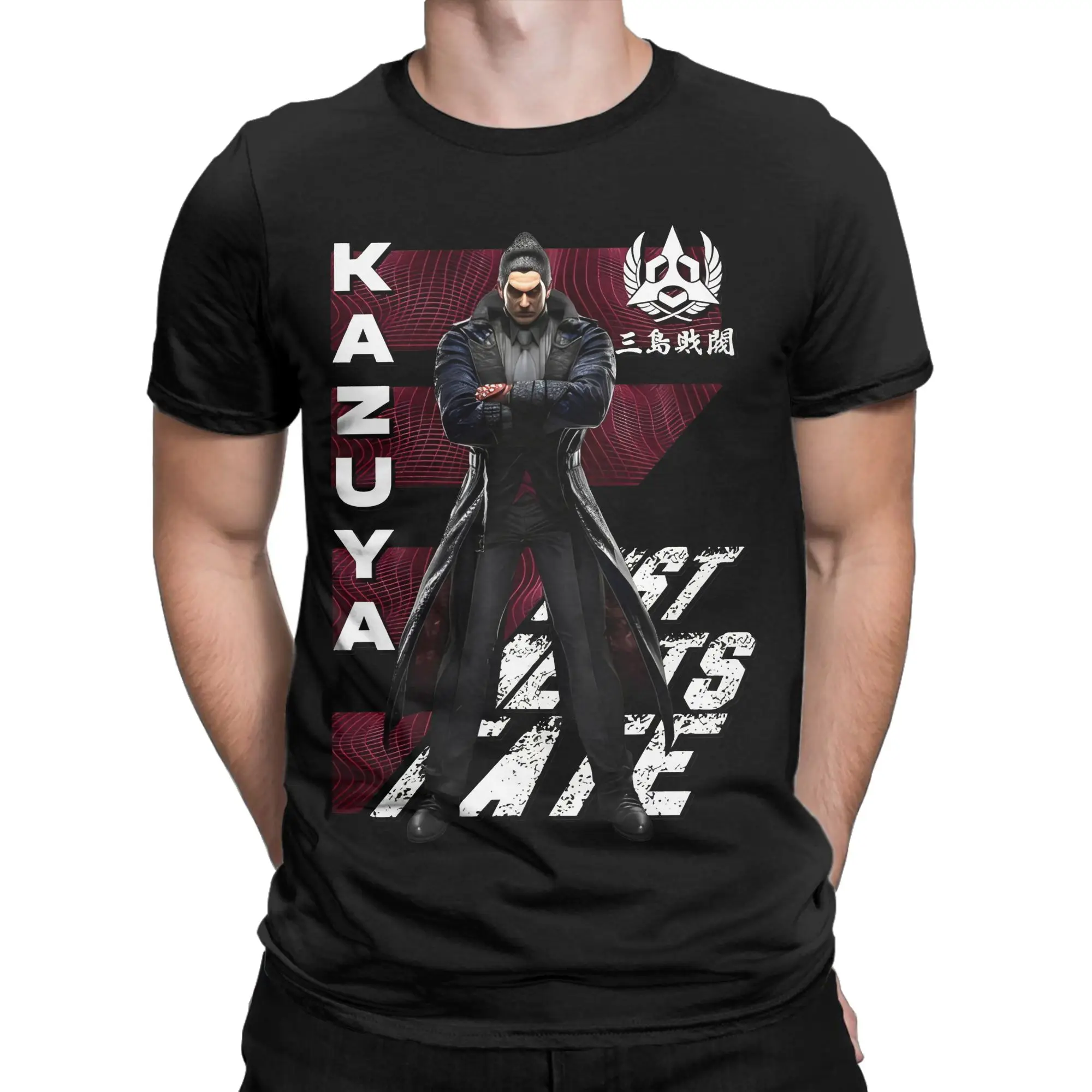 Tekken 8 Kazuya  Gaming T-Shirt Men's Cotton Tops Funny  Round Neck Short Sleeve