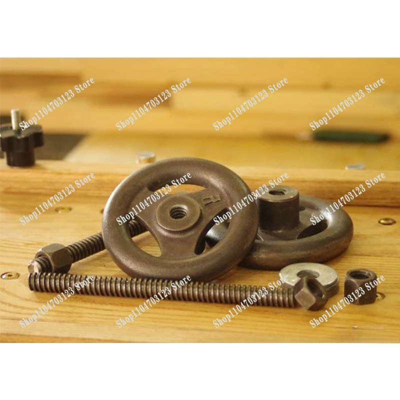2026 Hot-selling woodworking fixture, desktop clip HDW two-handed wheel set