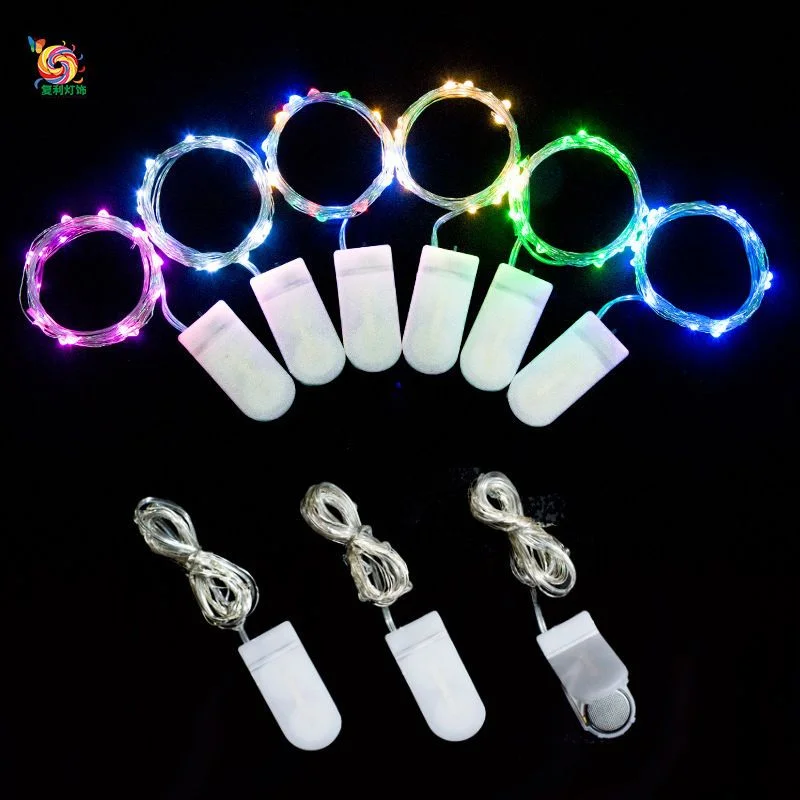 Mini tira de luces LED para pastel de cumpleaños, decoración intermitente para ramo de hadas, guirnalda de luces para boda, caja de regalo de Navidad, decoración de fiesta