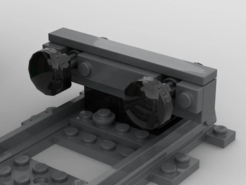 Spoorwegtrein Model Moc Bouwstenen Spoorwegseinhuis Technologie Modulaire Blokken Geschenken Kerstspeelgoed Diy Assemblage