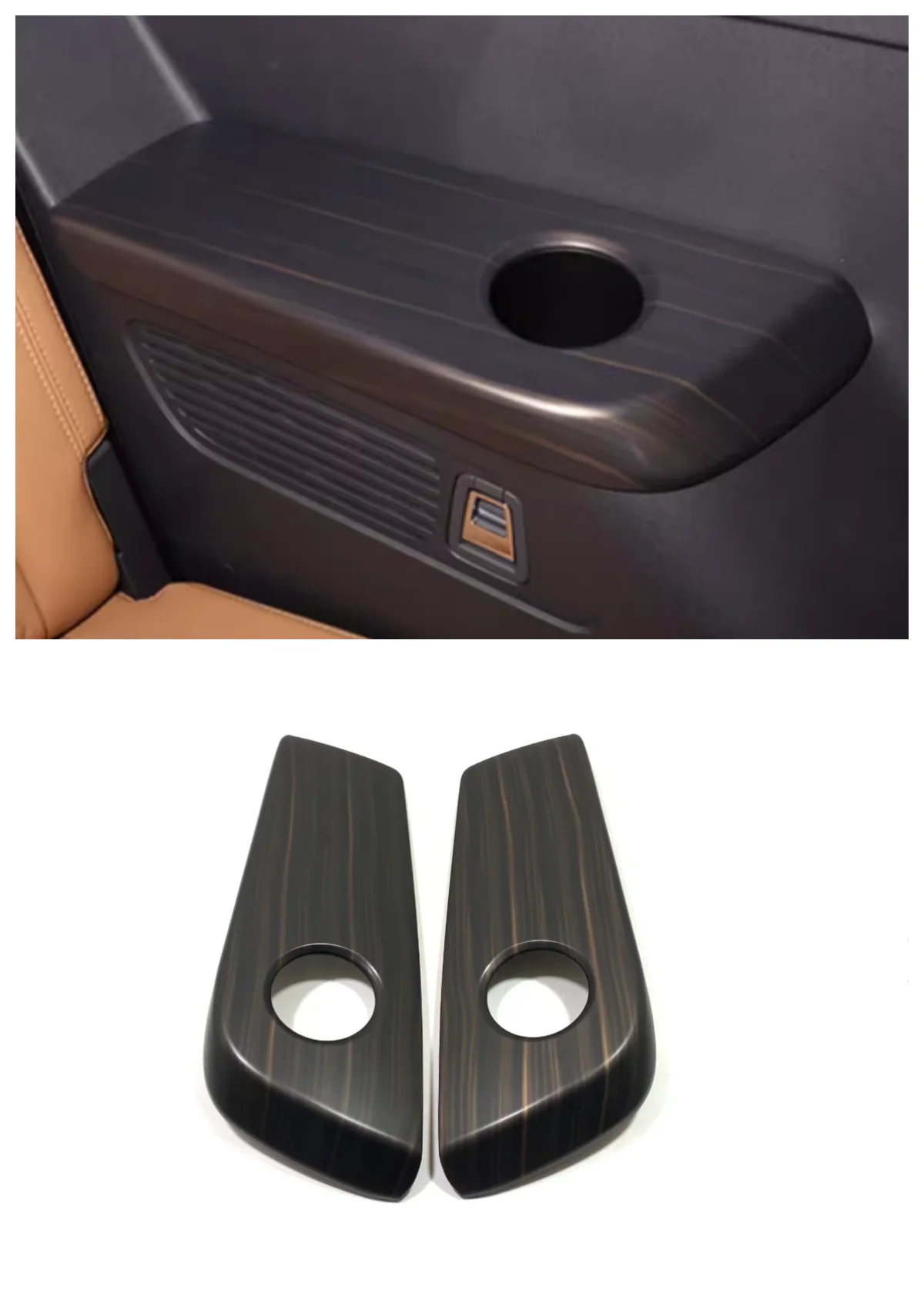 

Suitable for Li ONE 2020 2021 third row armrest panel ABS decorative Auto Parts