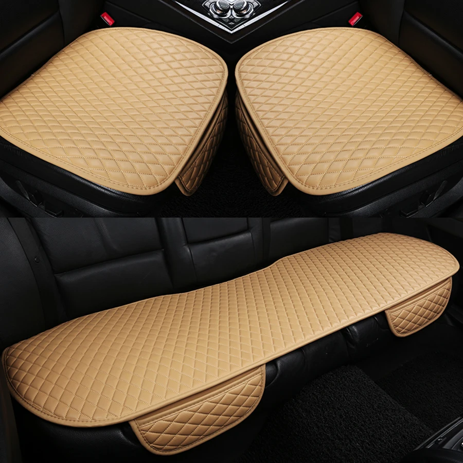 وسادة غطاء مقعد السيارة من جلد البولي يوريثان مناسبة لسيارة TOYOTA CHR Corolla Yaris Sienna Vios Fortuner Kluger Sequoia ملحقات السيارة