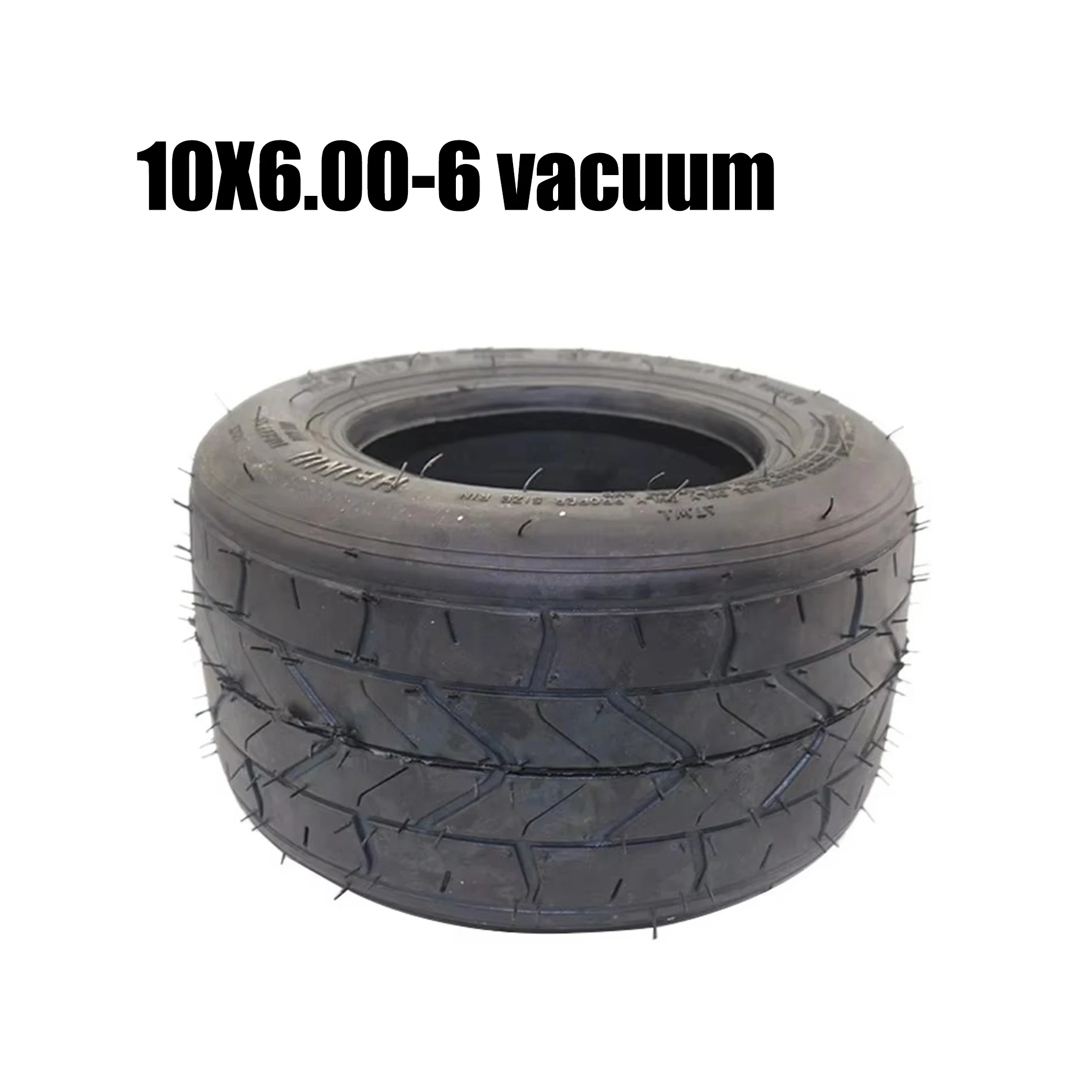 10x6.00-6 Tire 10 Inch Motorcycle Vacuum Road  Off-road Tubeless Wheel  for Little Citycoco Electric Scooter Parts