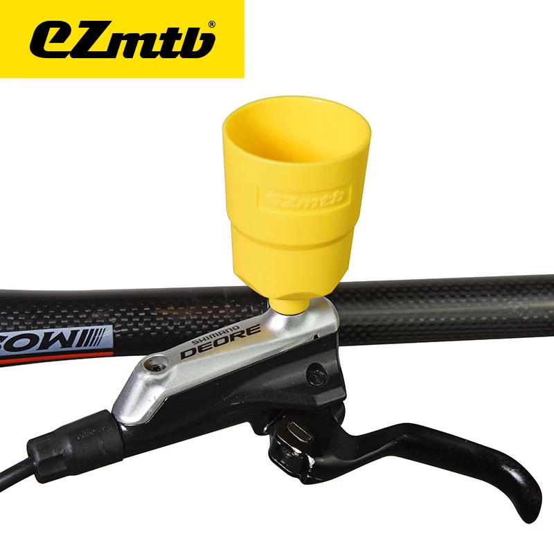 EZmtb Kit di spurgo del freno a disco idraulico per bici da bicicletta tappo per imbuto fluido olio siringa per leva