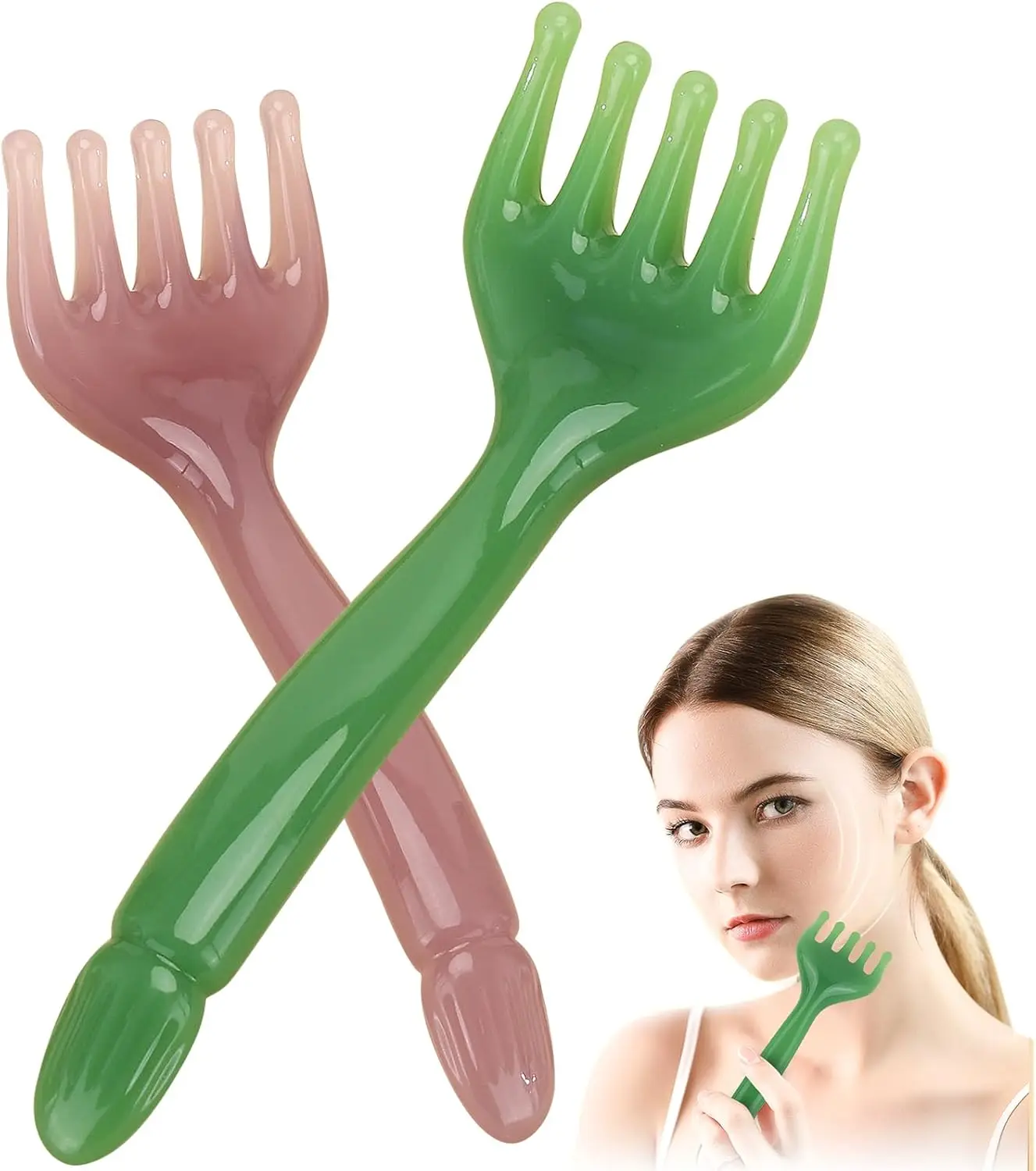 Fingers Head Scratcher Scalp Massage Comb Head Whisk Massager For Relaxation And Hair Growth Massage Comb Scalp Massage Comb