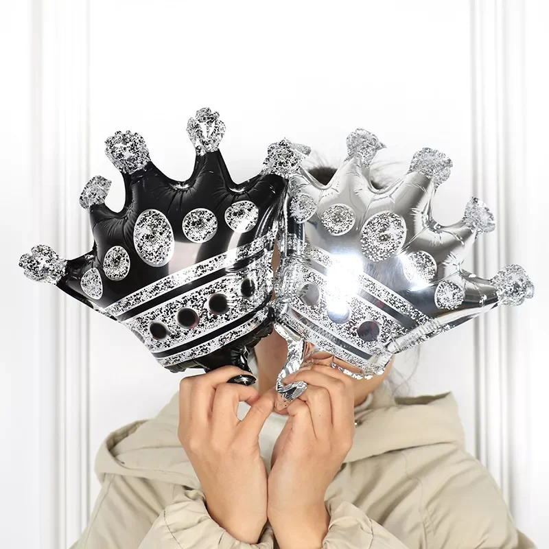

15pcs Mini Crown Aluminum Foil Balloons 16inch Gold Silver Rose Gold Crown Christmas Wedding Birthday Party Decorations Kids Toy