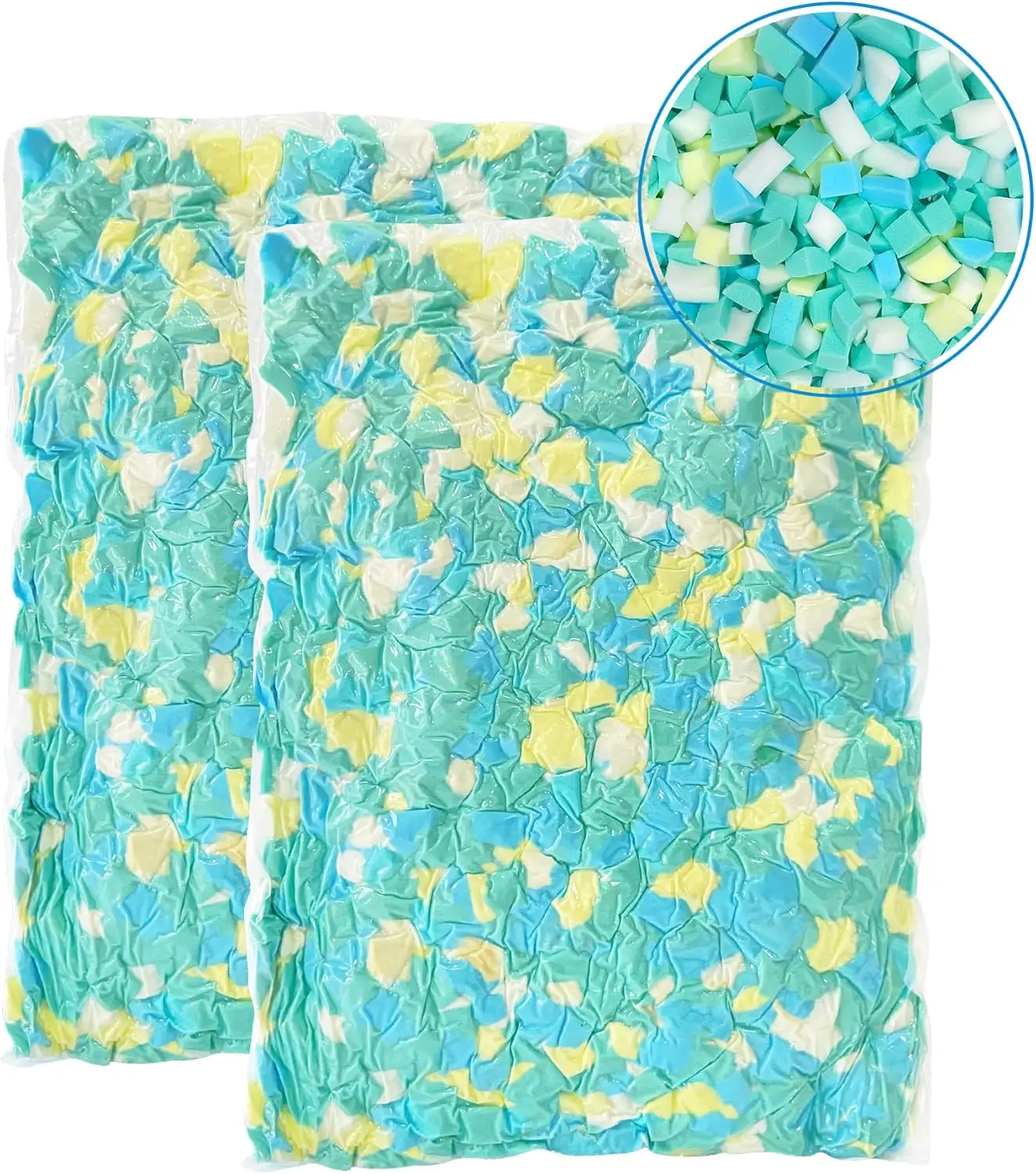 

Shredded Memory Foam Filling 10lbs for Bean Bag Filler Pillow Stuffing Cushion Arts Crafts Refill Soft and Great for Stuffing