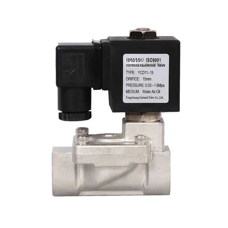 YCD11 high-pressure solenoid water valve pilot diaphragm solenoid valve normally closed diaphragm valve 1.6MPA