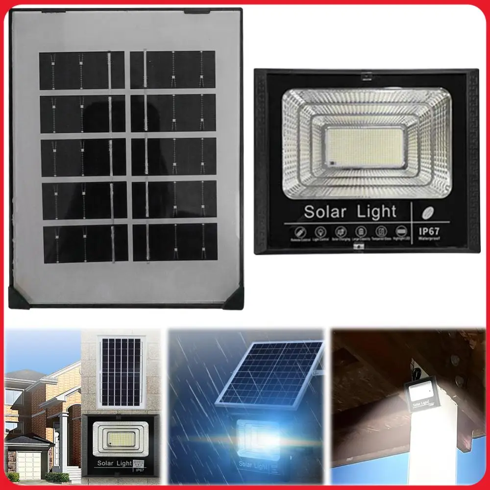

Солнечный настенный светильник IP67, водонепроницаемый, умный, с автоматическим включением, прожектор с датчиком освещенности для сада и двора