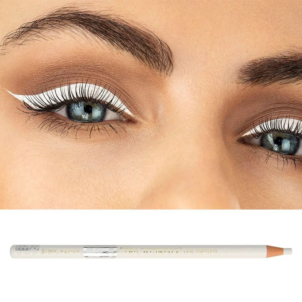 Wasserdichter weißer Augenbrauenstift, schweißfest, Microblading-Augenbrauen-Positionierungsstift, Markerlinie, gutes Färben, Eyeliner-Stift