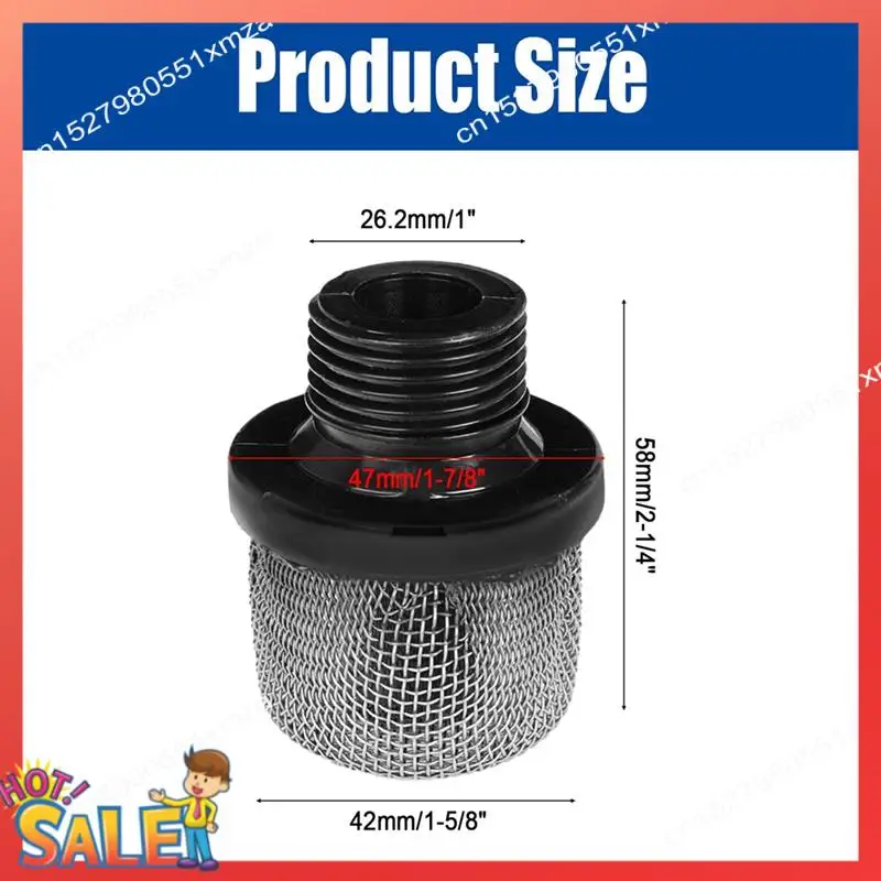ABCL 288716 Airless Paint Sprayer Inlet Strainer, 4 ชิ้น 3/4 นิ้วเปลี่ยน Inlet Strainer สําหรับ Airless Sprayer จิตรกร Pa