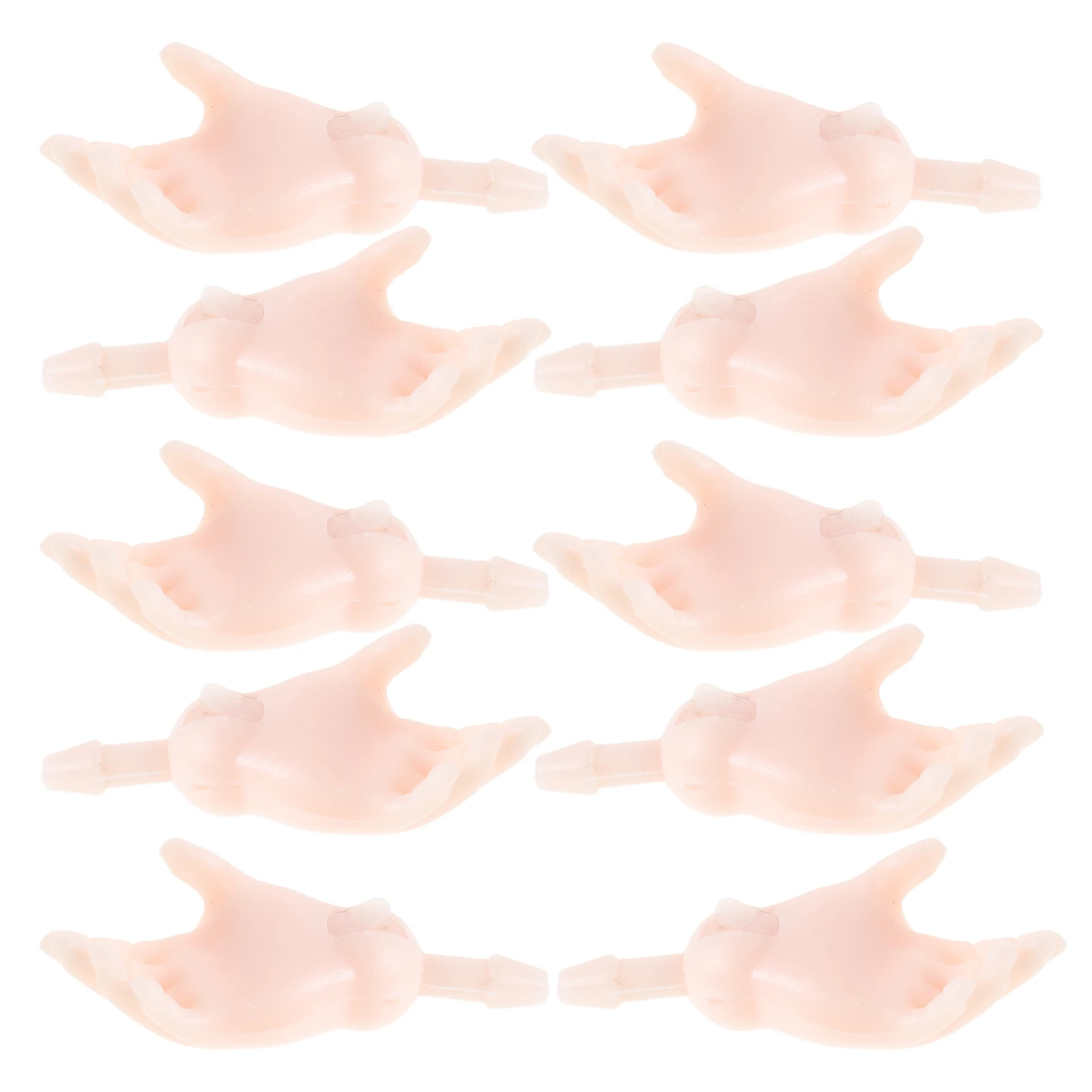 

15Pairs Realistic Joint Small Hand Replacement Parts Miniature Moveable Hands for Creation Crafting Materials Hands