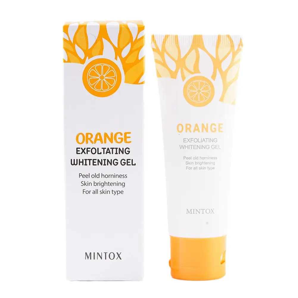 Orange Body Scrub Cream Exfoliating Gel Facial Whitening Body Facial Scrub Skin Cleaning Moisturizing Exfoliating Oil Control