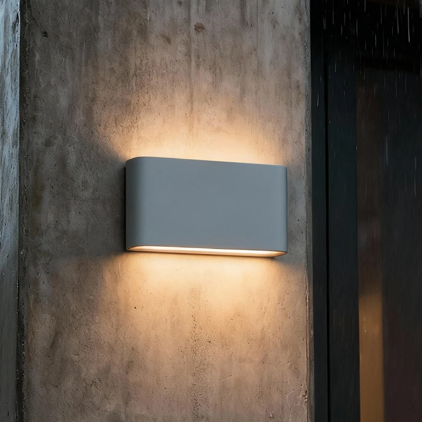 12W LED Wall Light Waterproof IP65 Outdoor Wall Lamp Up and Down Light Decor Garden Porch Yard Bedroom Living Room AC85-265V