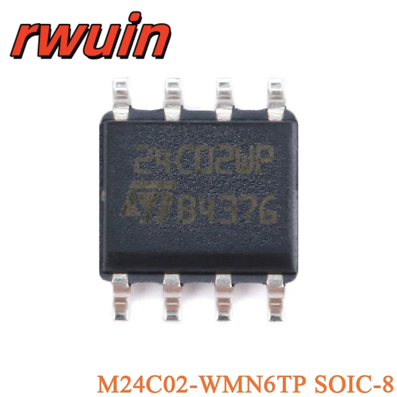 20pcs/5Pcs M24C02-WMN6TP M24C02 SOIC-8 Chip EEPROMs Serial I2C IIC Interface M24C02-RMN6TP M24C02-RDW6TP M24C02-FMN6TP -WDW6TP