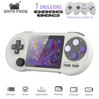 DATA FROG SF2000 Portable Handheld Game Console 3 Inch IPS Retro Game Consoles Built-in 6000 Games Retro Video Games For Kids