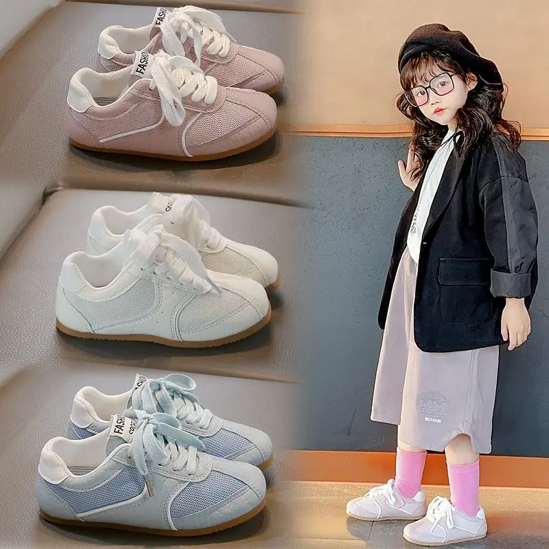 

Детские кроссовки для скейтбординга для девочек, новинка 2023 года, осенние кроссовки для малышей, удобные универсальные детские школьные кроссовки на мягкой подошве на весь день