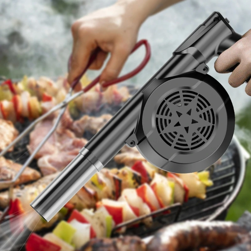  Electric Air Blower 5 Speed Control With Extended Nozzle 12V Rechargeable Design For Grill Enthusiasts And  Maintenance