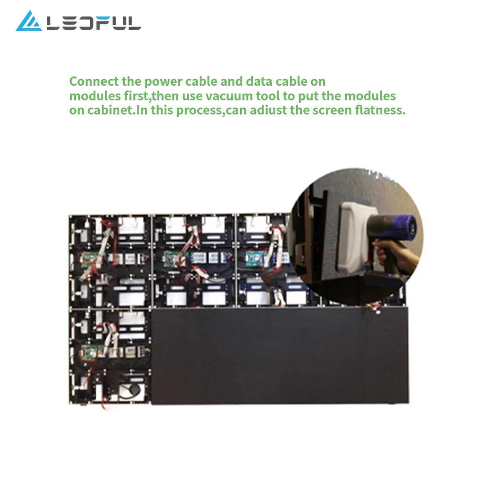 Supporto Pied Ecran LED P2. 5 P2.5 Videowall LED per interni ad alta definizione