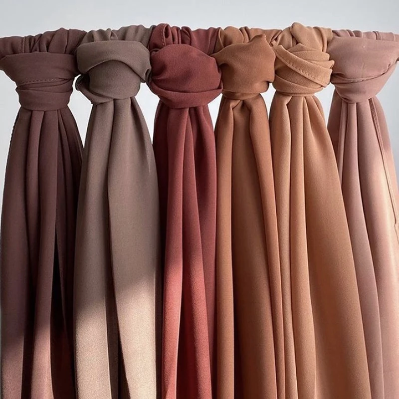 マレーシアのイスラム教徒のヒジャーブ,シフォンスカーフ,ロングショール,プレーンラップ,tudung,ラージサイズ,プレミアム,2m x 72cm