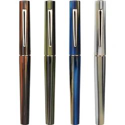 MAJOHN Finisher N3 Resin Stripe Ink Pen Adult Student Business Office Practice Writing Gold Plated Sharp Gift Gift Box Pen